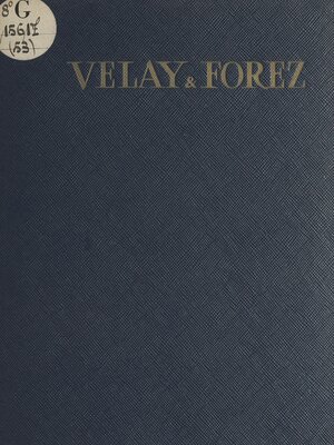 cover image of Velay et Forez